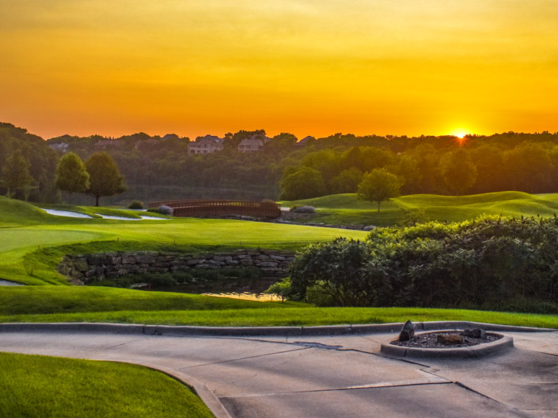 Sunset Photo of Shadow Glen Golf Course