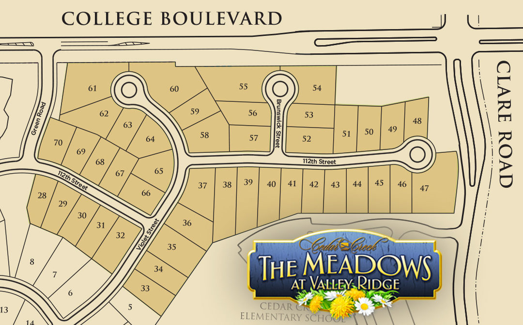 Lots of Possibilities in The Meadows of Valley Ridge