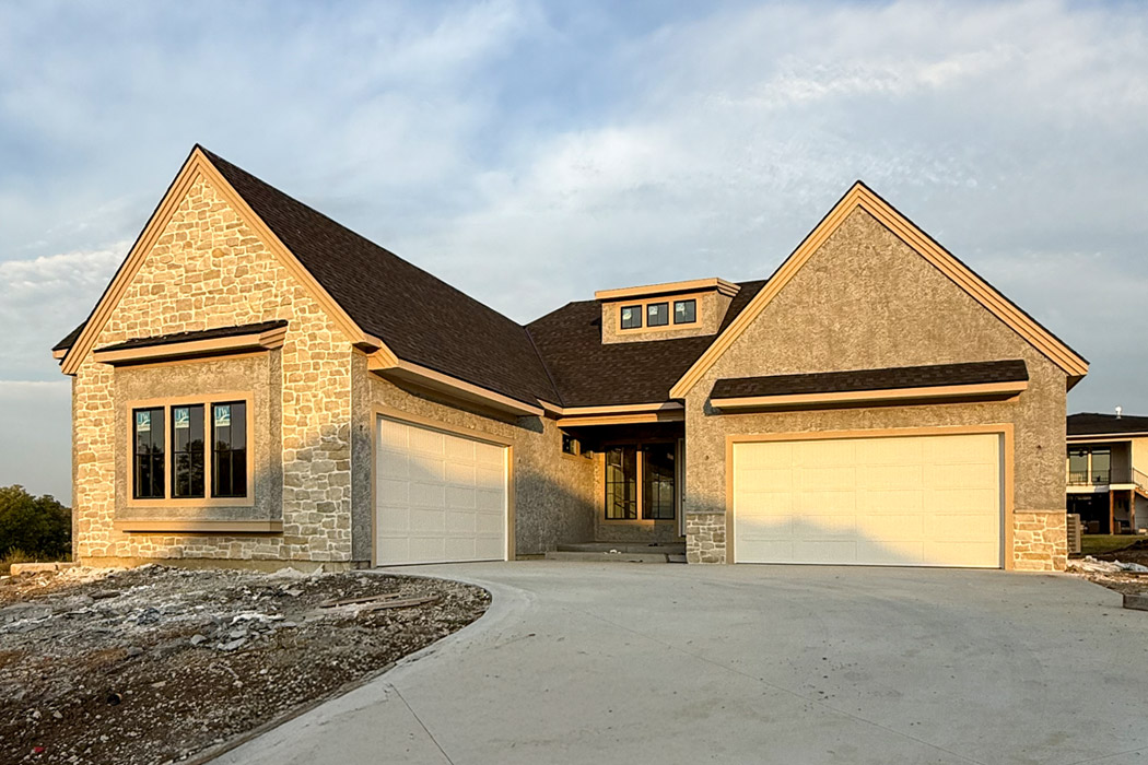 Ashley II Model Home by Kessler Custom Homes on Lot 5 in The Villas at Hidden Lake