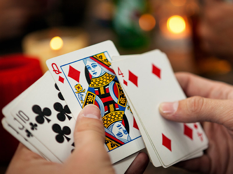 Playing a hand of cards